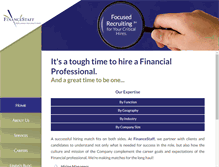 Tablet Screenshot of financestaff.com